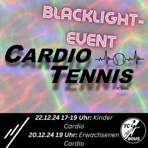 Cardio Tennis Blacklight-Edition